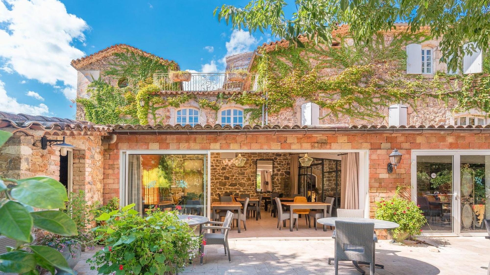 Logis Hotel Restaurant Le Pradinas Anduze Zewnętrze zdjęcie