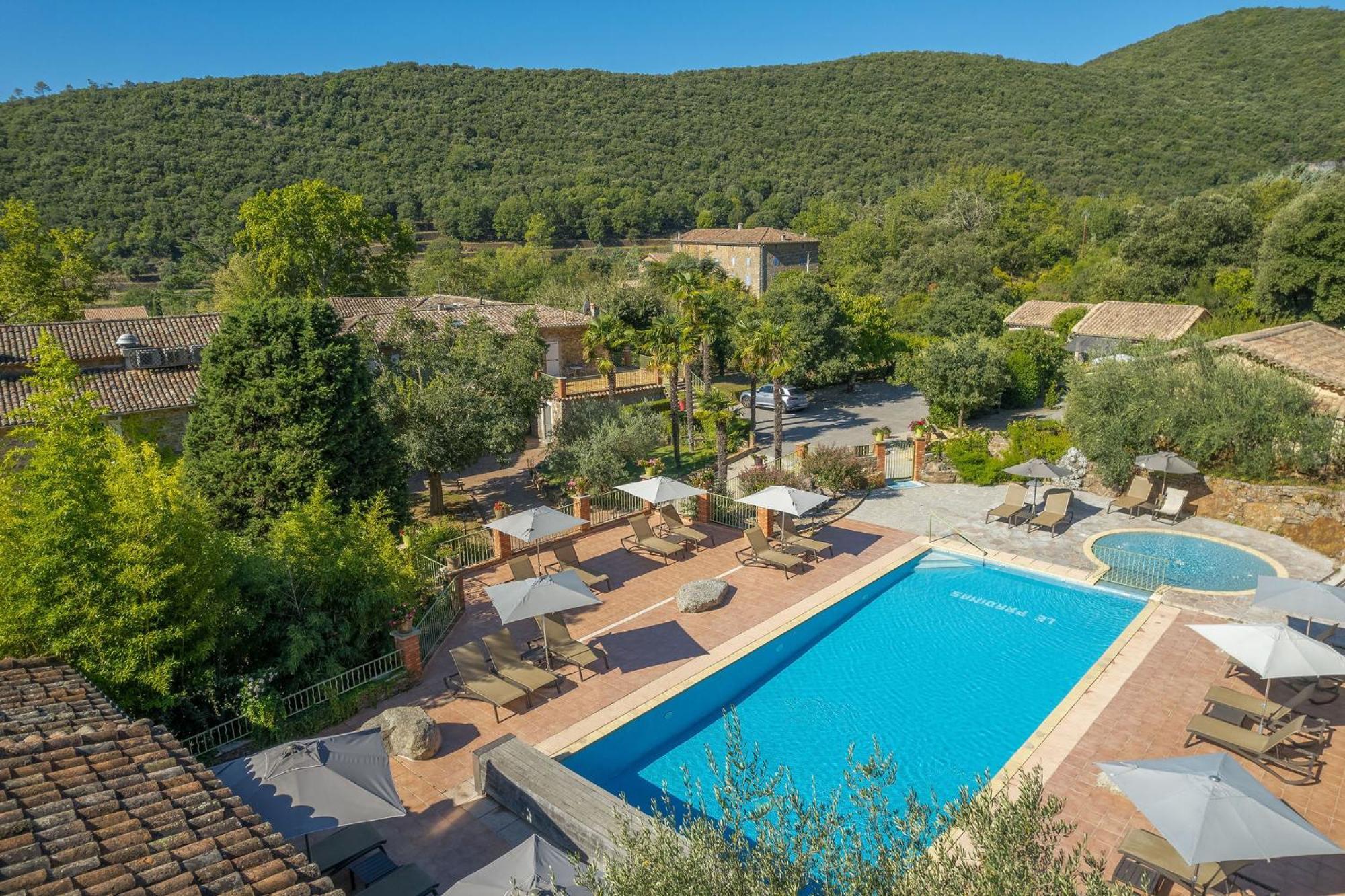 Logis Hotel Restaurant Le Pradinas Anduze Zewnętrze zdjęcie