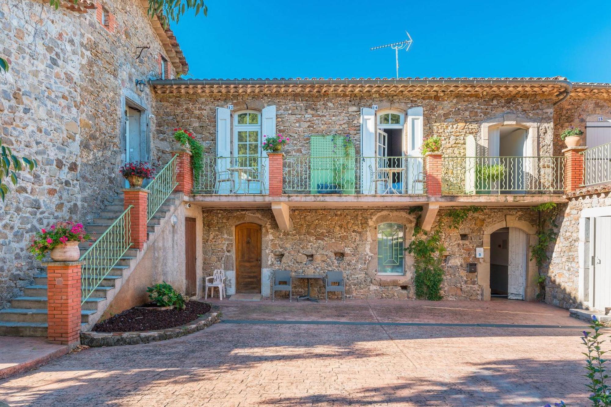 Logis Hotel Restaurant Le Pradinas Anduze Zewnętrze zdjęcie