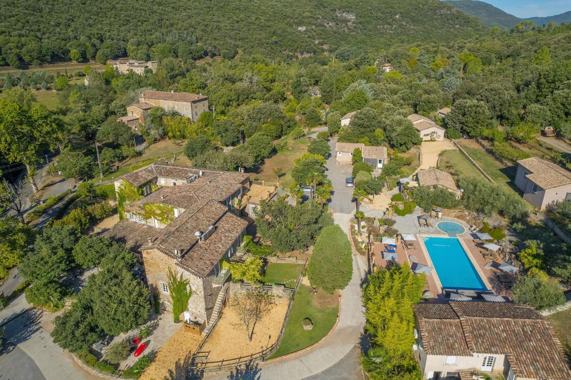 Logis Hotel Restaurant Le Pradinas Anduze Zewnętrze zdjęcie